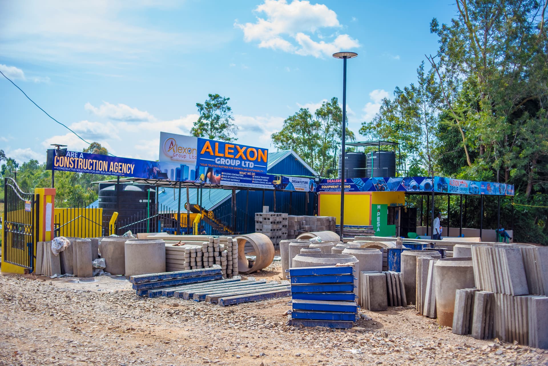 The Alexon yard at Ugunja on the Kisumu–Busia highway